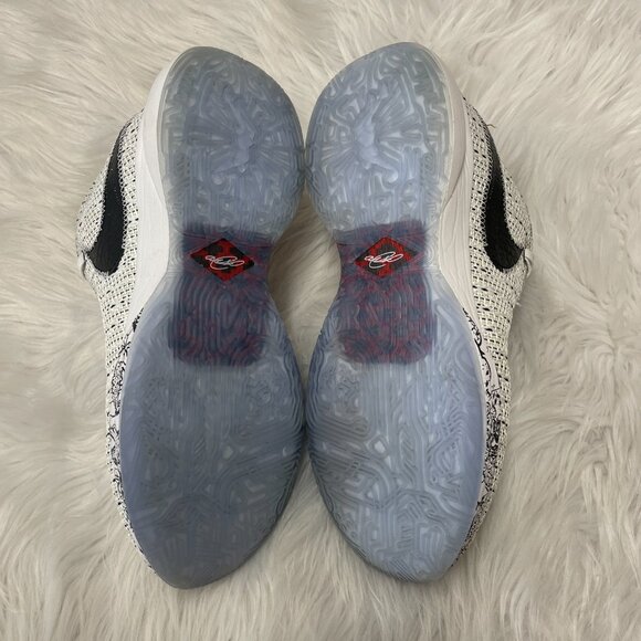 Nike LeBron 20 Low Mens Basketball Shoes White DJ5423-100 VNDS Size 10 - Picture 5 of 7